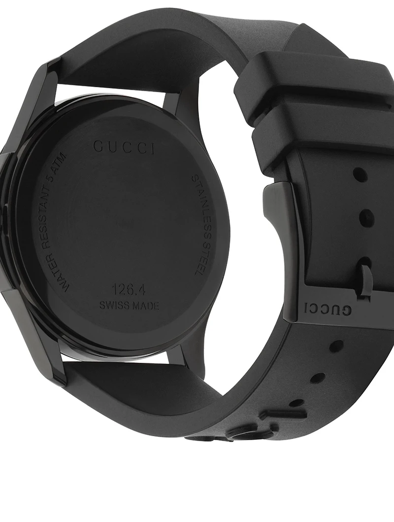 G-Timeless Rubber Strap Watch