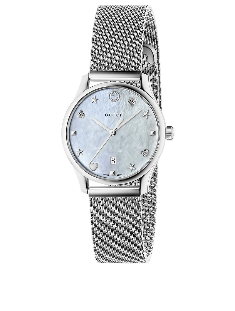 G-Timeless Steel Bracelet Watch