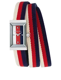 G-Frame Nylon Web Strap Watch