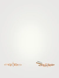 Fireworks 18K Rose Gold Earrings With Diamonds
