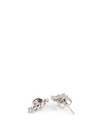 Small Fireworks 18K White Gold Earrings With Diamonds