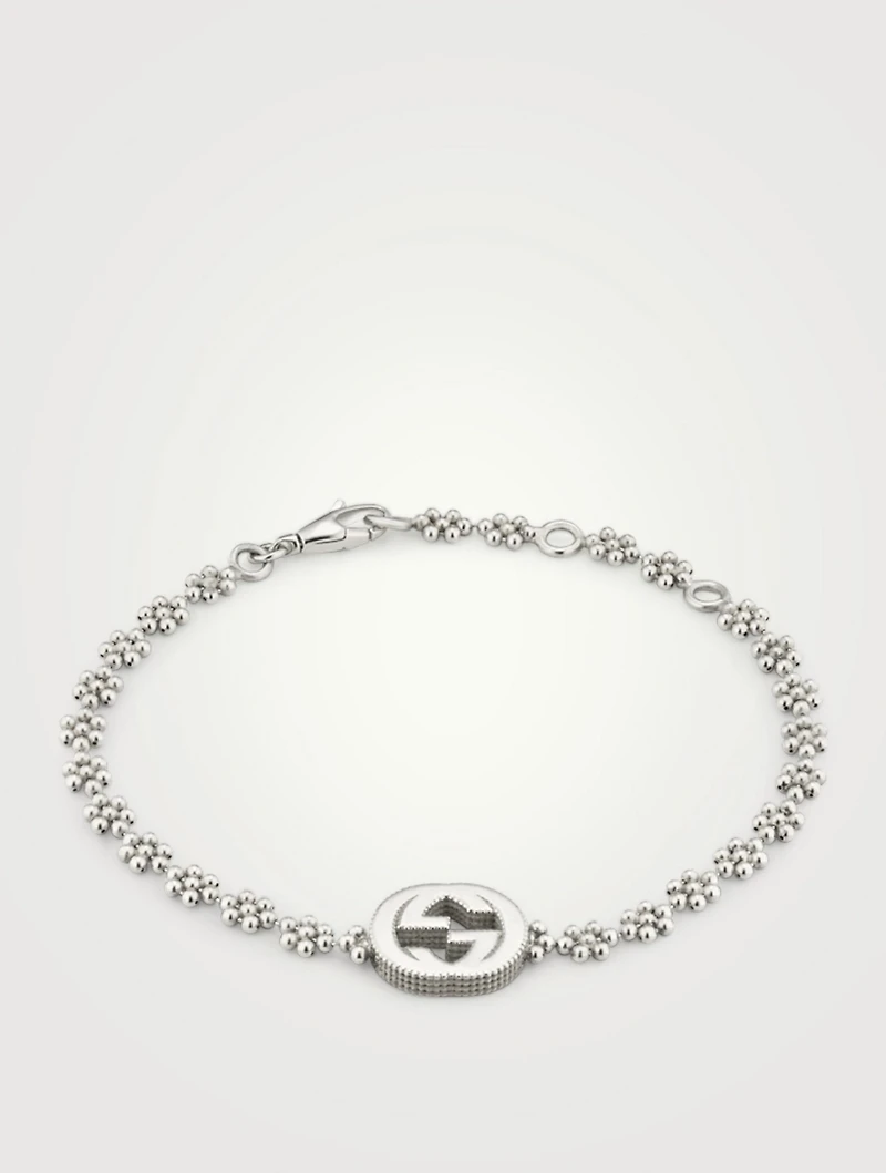 Interlocking G Sterling Silver Cuff Bracelet