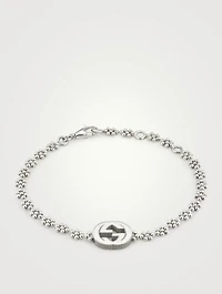 Interlocking G Sterling Silver Cuff Bracelet