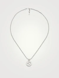 Interlocking G Sterling Silver Necklace