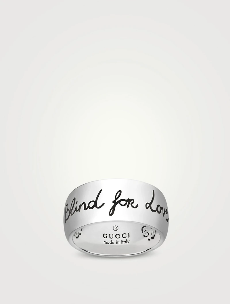 Blind for Love Sterling Silver Ring