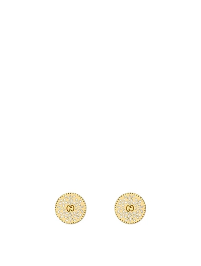 Icon 18K Gold Stud Earrings