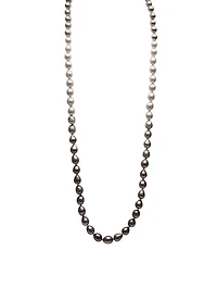 18K White Gold Australian And Tahitian South Sea Pearl Necklace