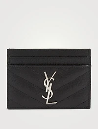 YSL Monogram Leather Card Holder