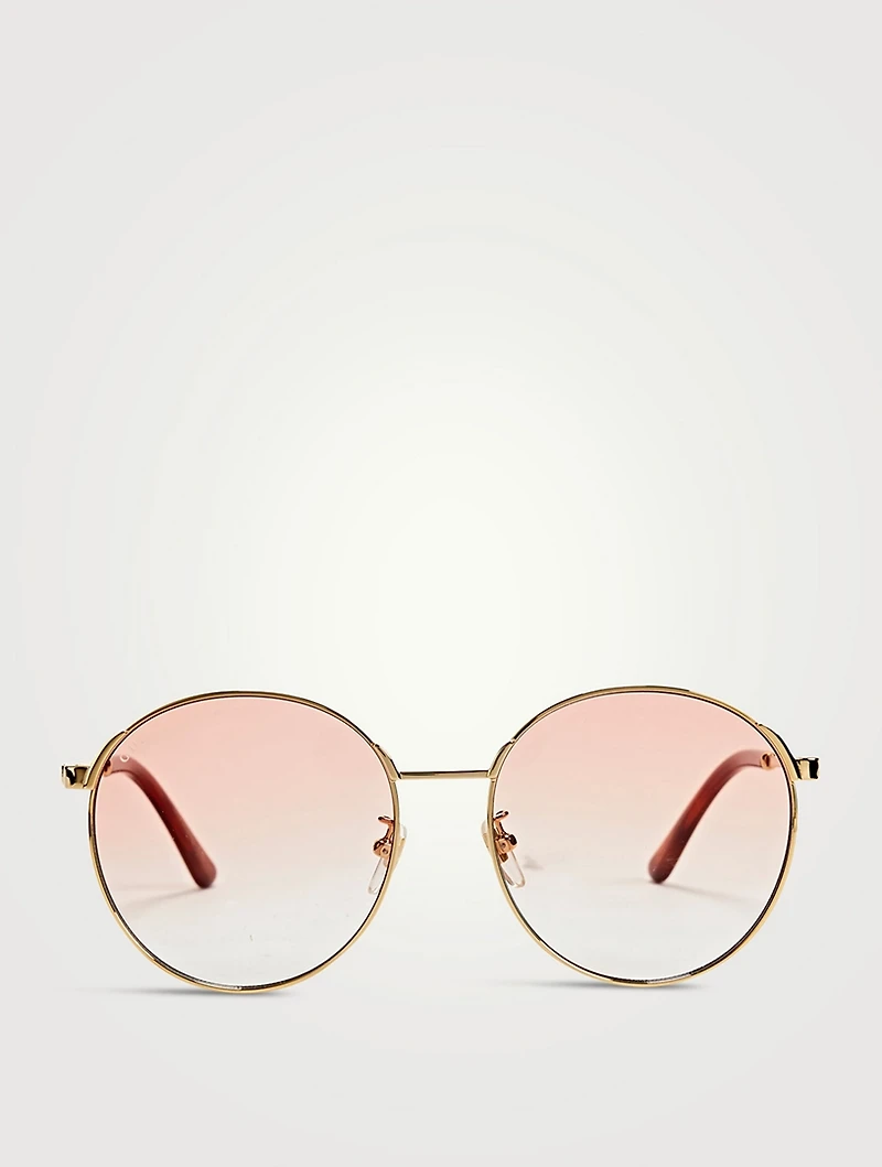Round Sunglasses With Web