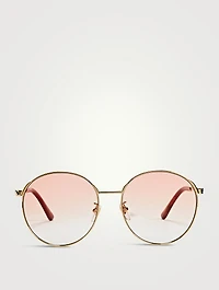 Round Sunglasses With Web