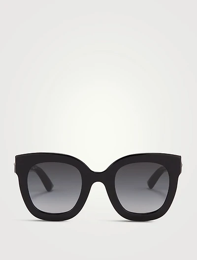 Square Sunglasses With Crystal Stars