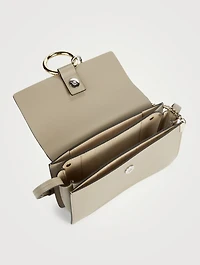Small Faye Leather And Suede Shoulder Bag