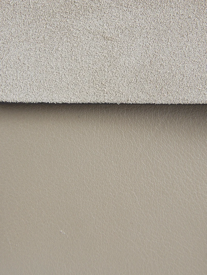 Small Faye Leather And Suede Shoulder Bag