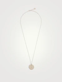 Icon 18K White Gold Pendant Necklace