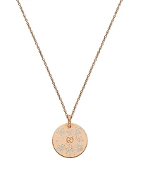 Icon 18K Rose Gold Pendant Necklace