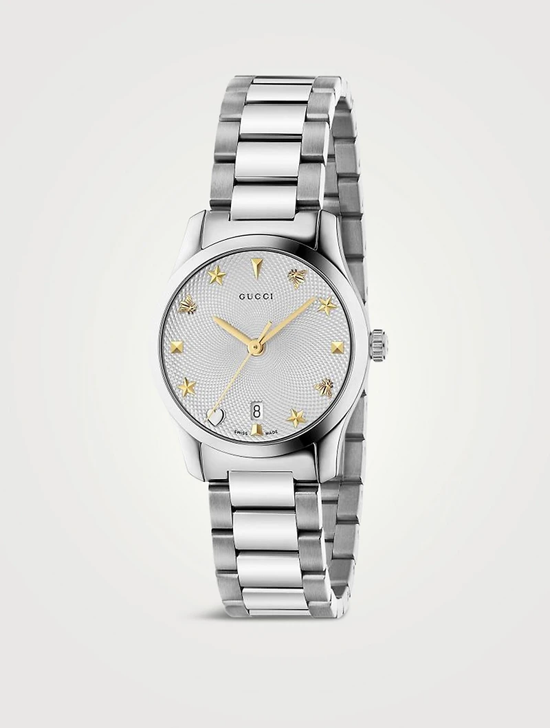 G-Timeless Steel Bracelet Watch