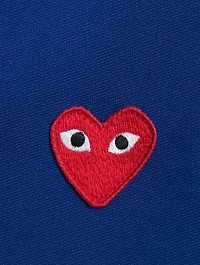 Embroidered Heart Zip-Up Hoodie