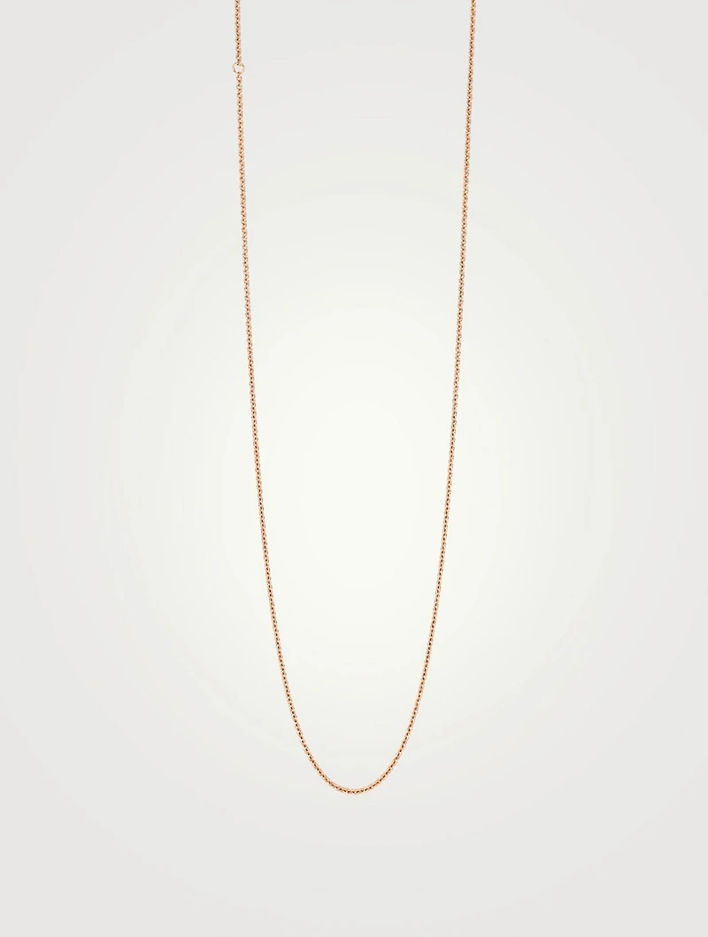18-Inch 18K Rose Gold Chain Necklace