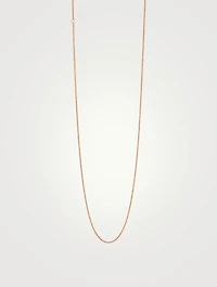 18-Inch 18K Rose Gold Chain Necklace
