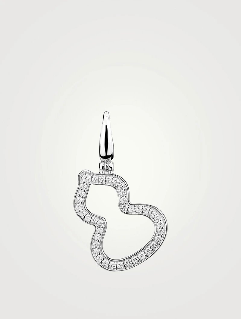 Wulu 18K White Gold Pendant With Diamonds