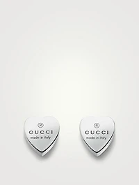 Trademark Heart Sterling Silver Earrings