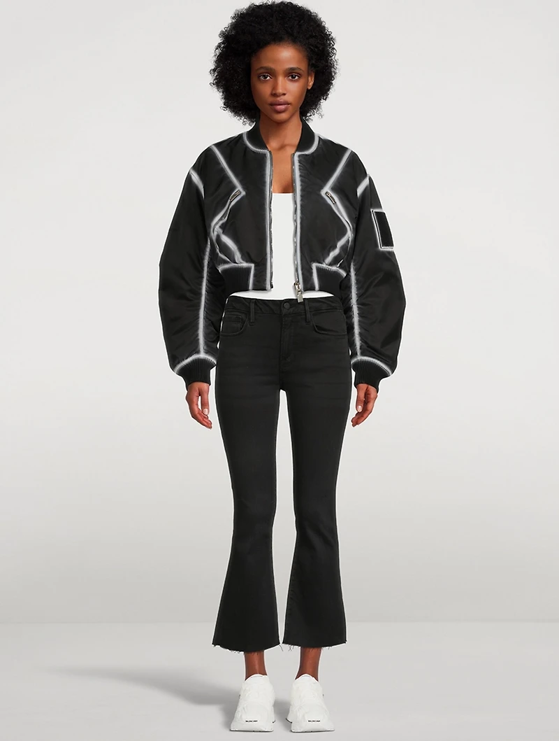 Le Crop Mini Bootcut Jeans