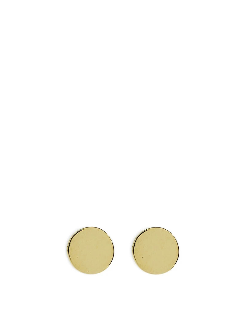 Gold Circle Studs
