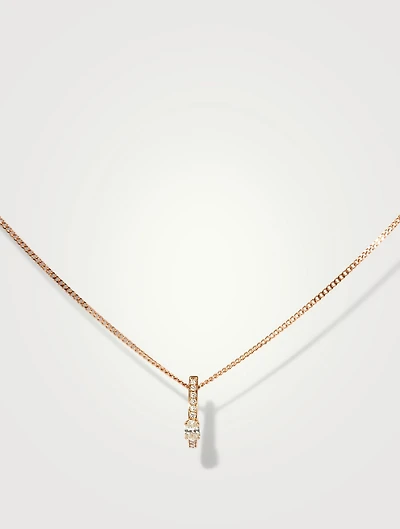 Harvest 18K Rose Gold Pendant Necklace With Diamonds