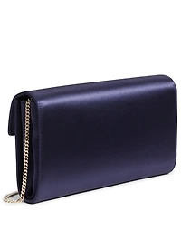Flower Buckle Envelope Clutch Bag