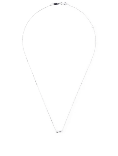Fireworks 18K White Gold Necklace With Diamonds