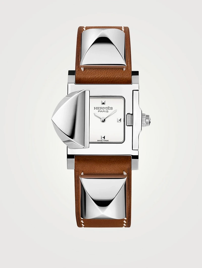 Medor PM Leather Strap Watch
