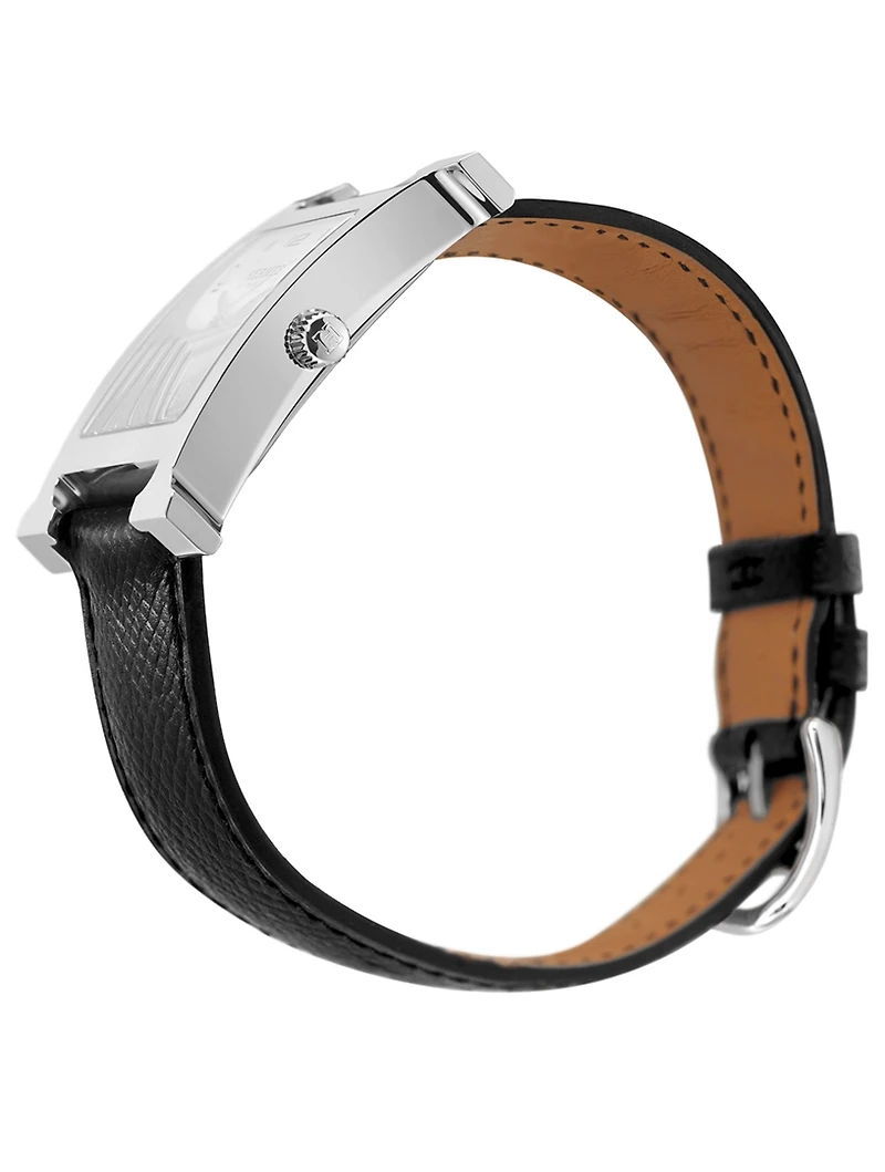 Heure H TGM Leather Strap Watch