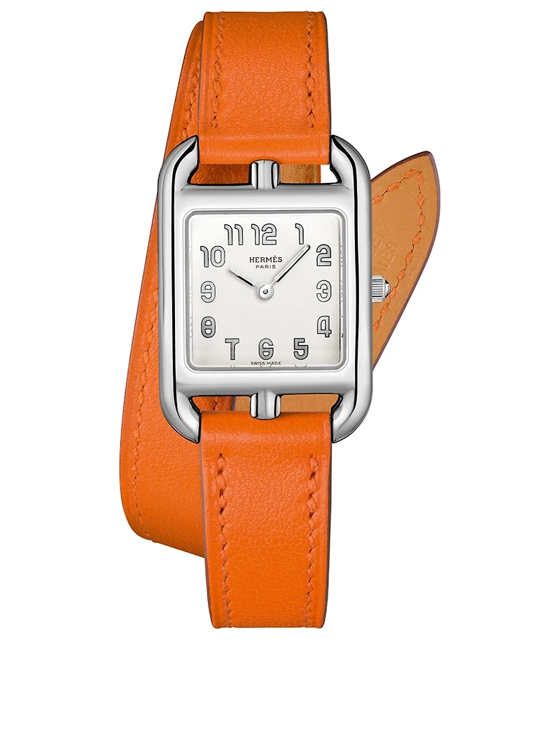 Cape Cod PM Double Tour Leather Strap Watch, 23 x 23mm