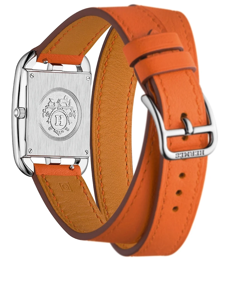 Cape Cod PM Double Tour Leather Strap Watch, 23 x 23mm