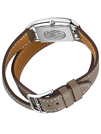 Small Cape Cod Steel Leather Strap Watch