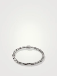 Diamond Pavé And Sterling Silver Classic Chain Bracelet