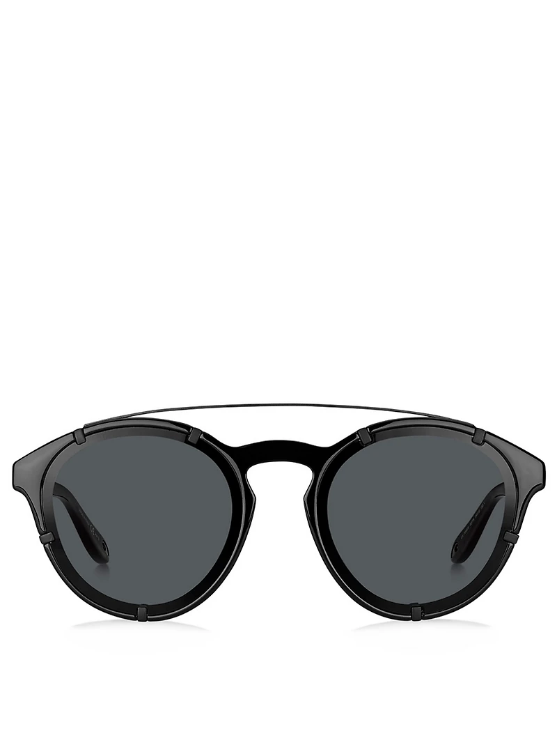 Round Aviator Sunglasses