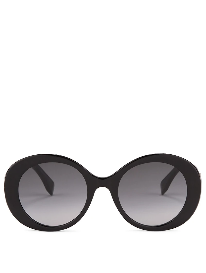 Peekaboo Round Sunglasses