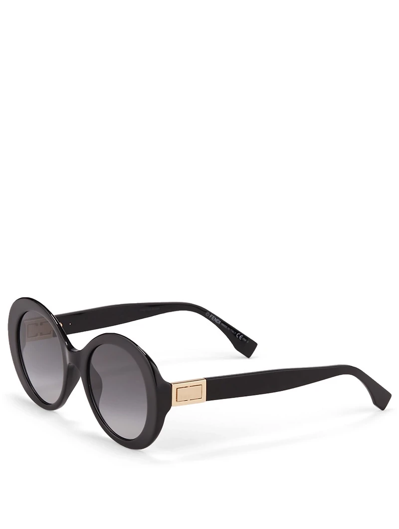 Peekaboo Round Sunglasses