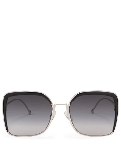 F is Fendi Square Sunglasses