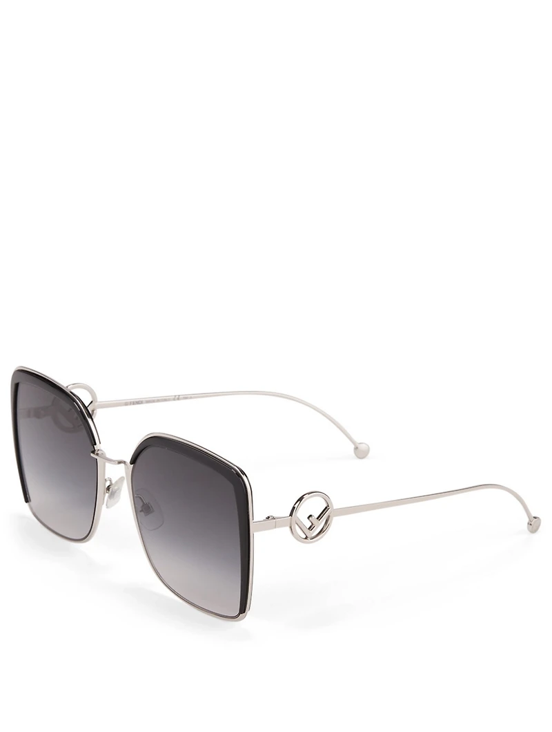 F is Fendi Square Sunglasses