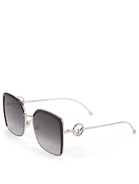 F is Fendi Square Sunglasses