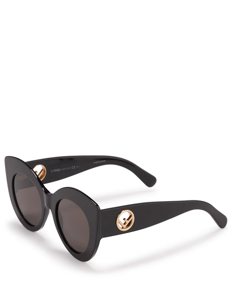 Logo Cat Eye Sunglasses