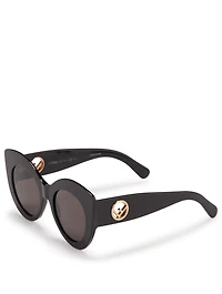 Logo Cat Eye Sunglasses