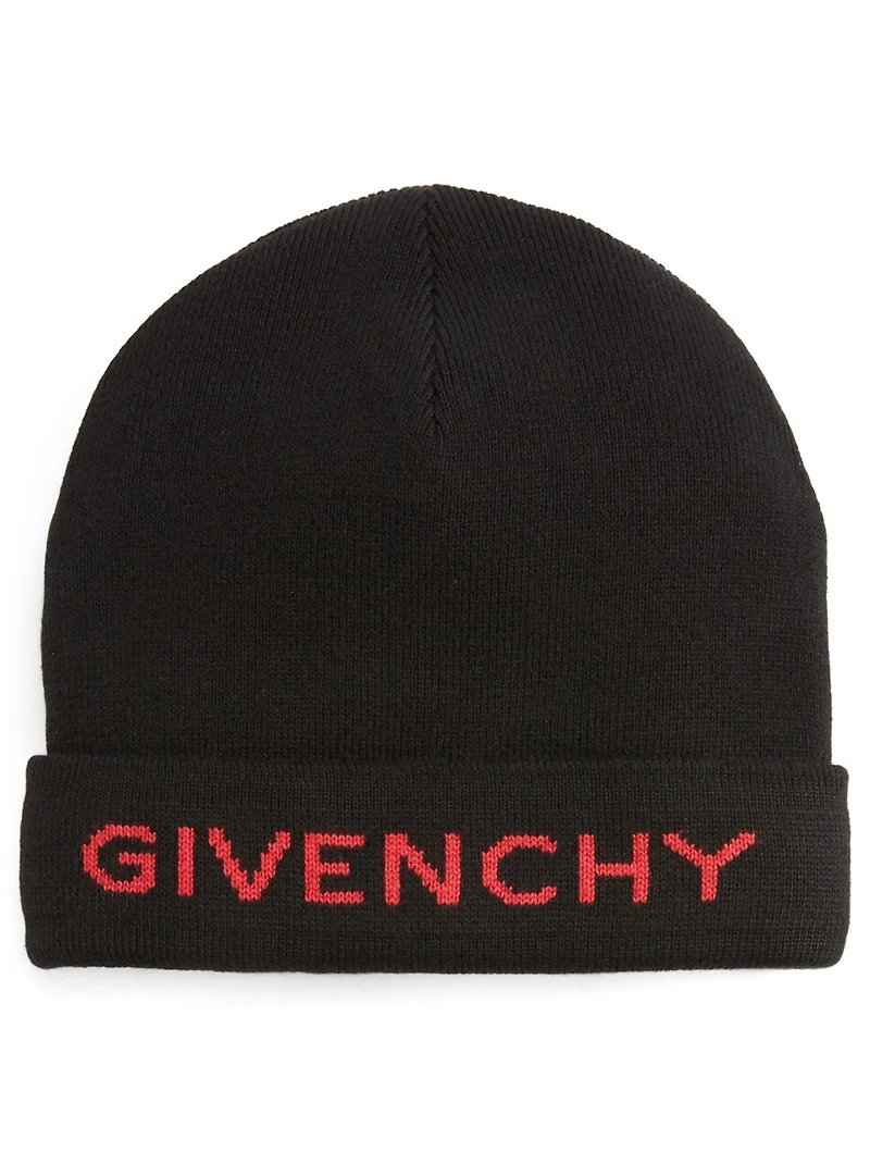 Knit Hat With Logo