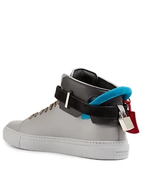 100MM Leather Sneakers