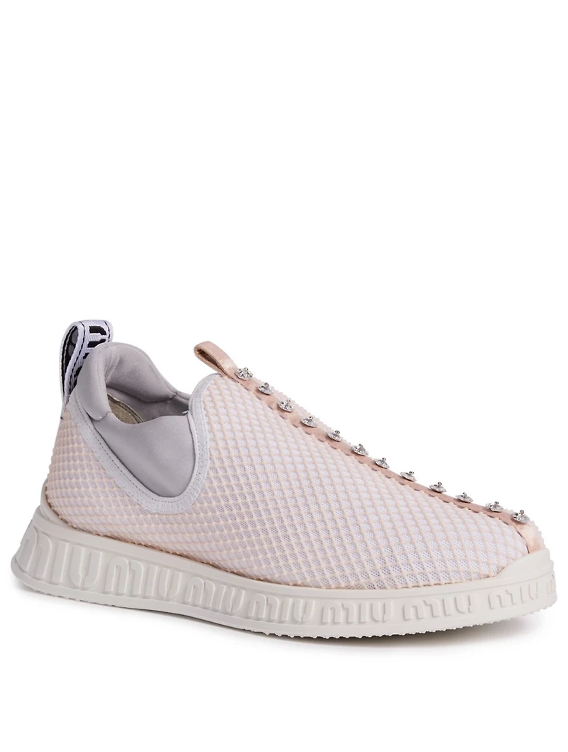 Technical Fabric Slip-On Sneakers