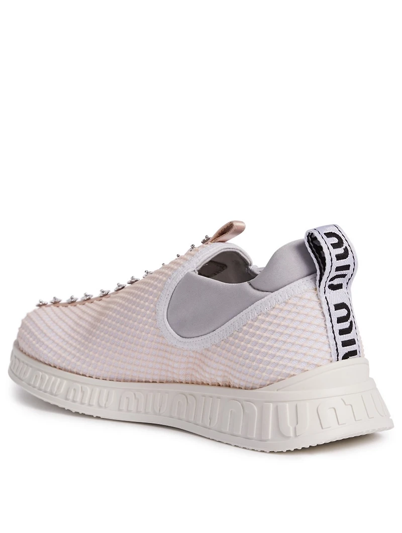 Technical Fabric Slip-On Sneakers