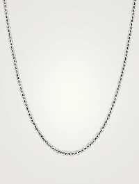 Inch 18K White Gold Chain Necklace