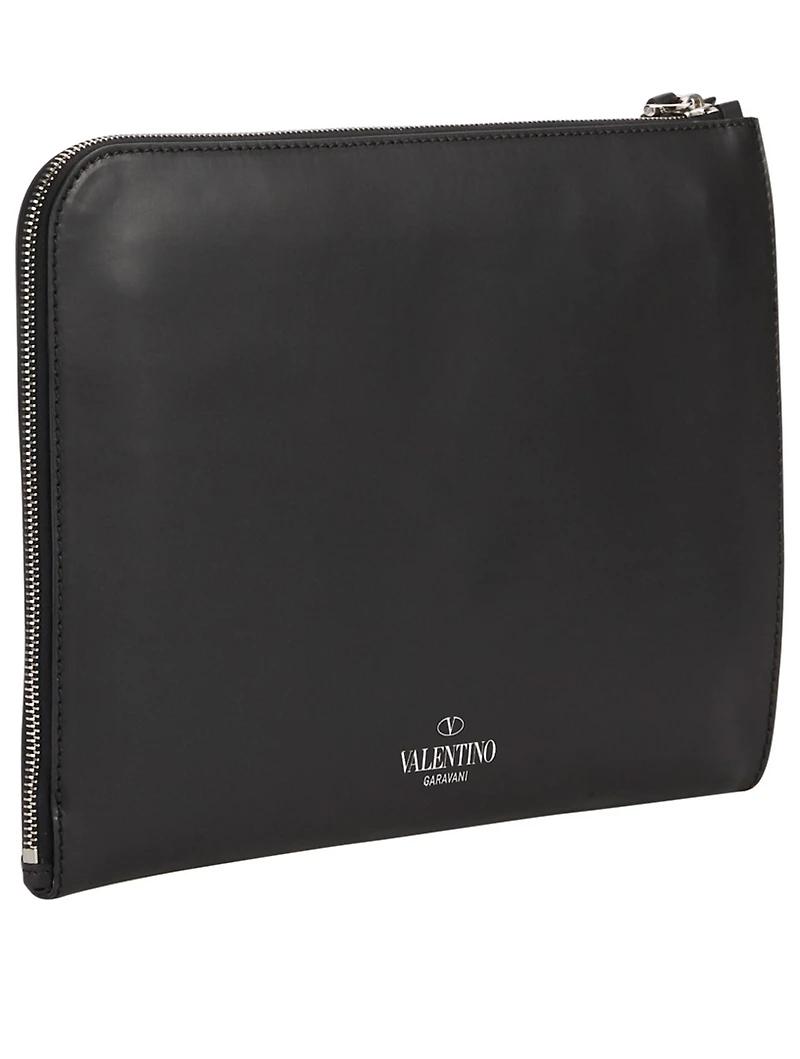 VLTN Leather Pouch